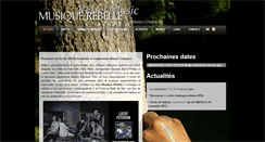Desktop Screenshot of musiquerebelle.com
