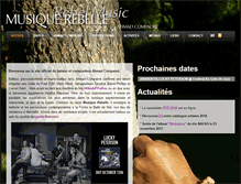 Tablet Screenshot of musiquerebelle.com